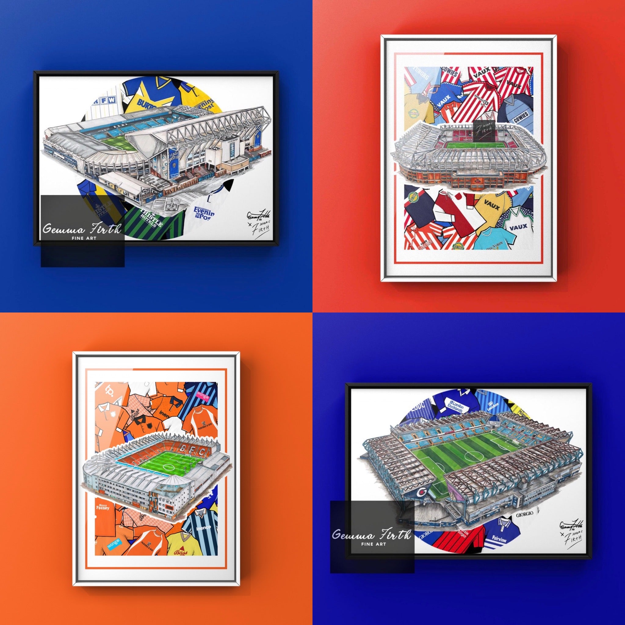 Collaboration Collection – Stadium Art x Retro Football Shirts