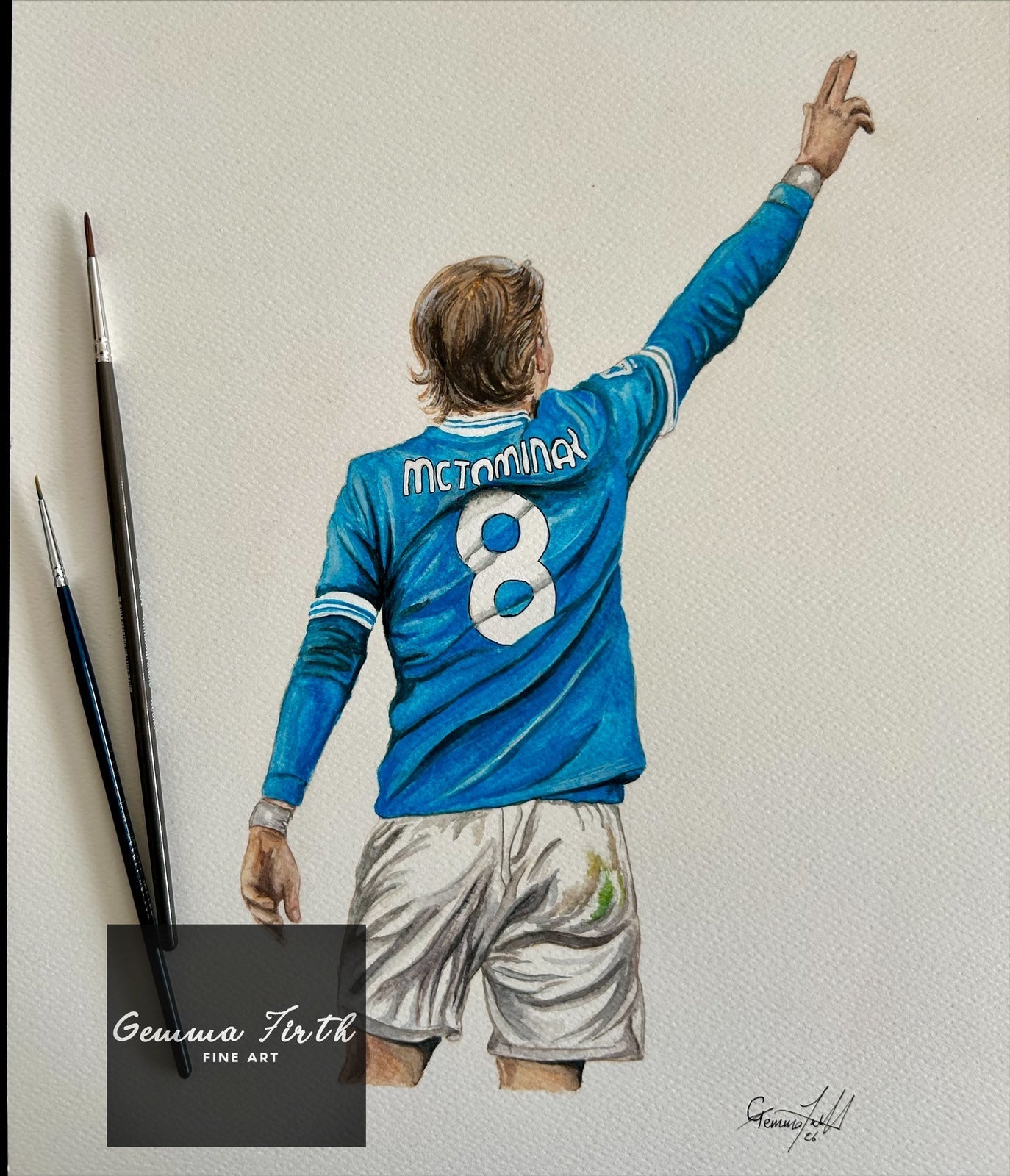 Capturing Napoli's Scott Mctominay: Artist's Notes
