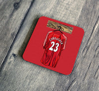 Carragher Shirt Illustration Coaster