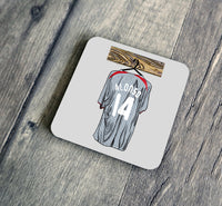 Alonso Shirt Illustration Coaster