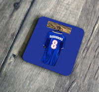 Retro Gazza Shirt Illustration Coaster