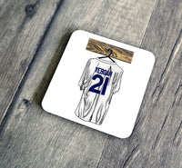 Retro Yeboah Shirt Illustration Coaster