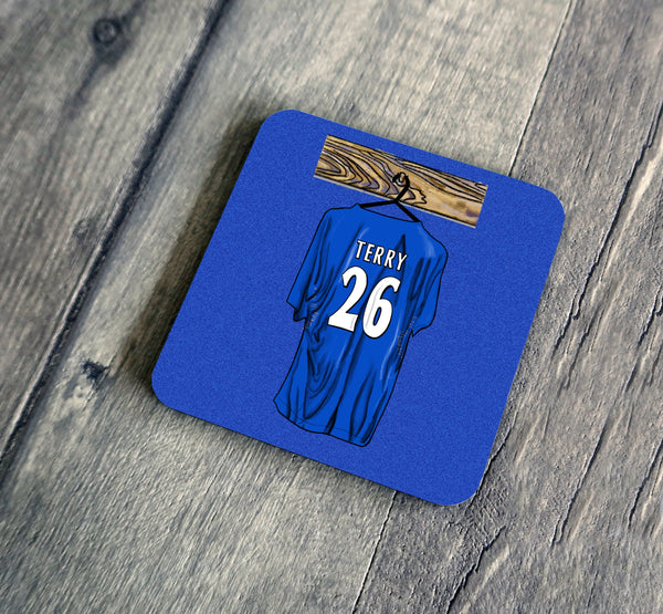 Retro Terry Shirt Illustration Coaster