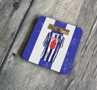 Retro Waddle Shirt Illustration Coaster