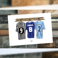 The Pundits Dressing Room Kit Print Hand Illustrated Design