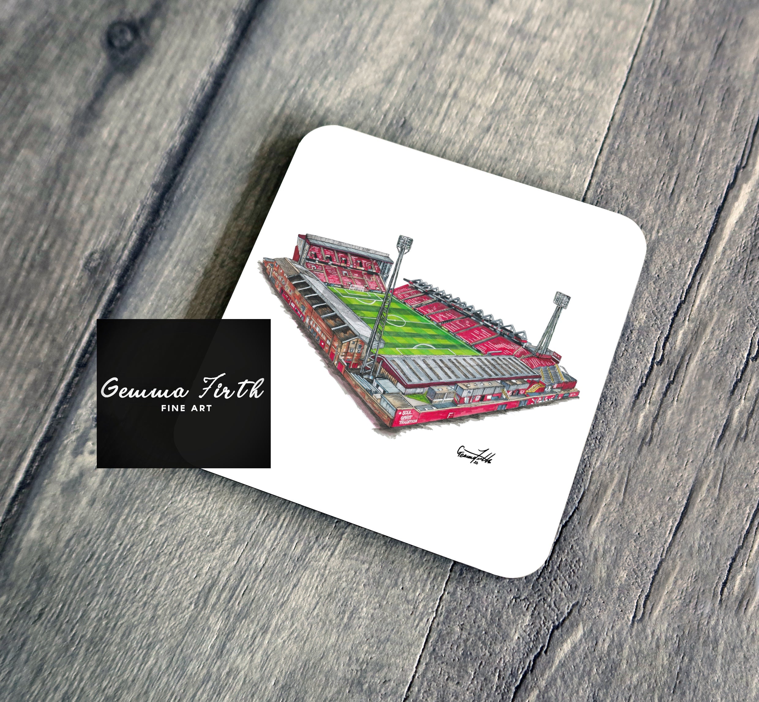 Pittodrie Stadium Coaster