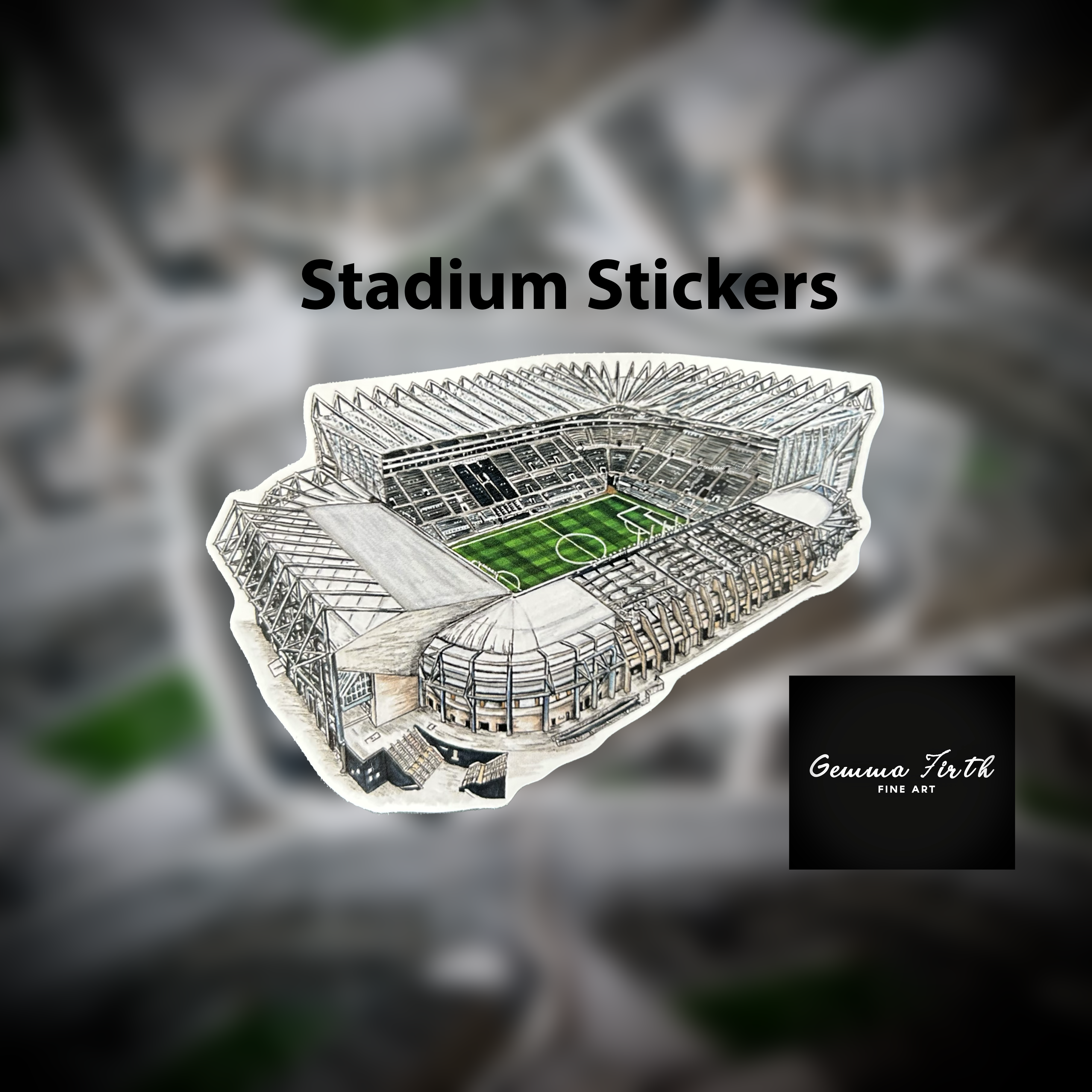 St James Park Sticker