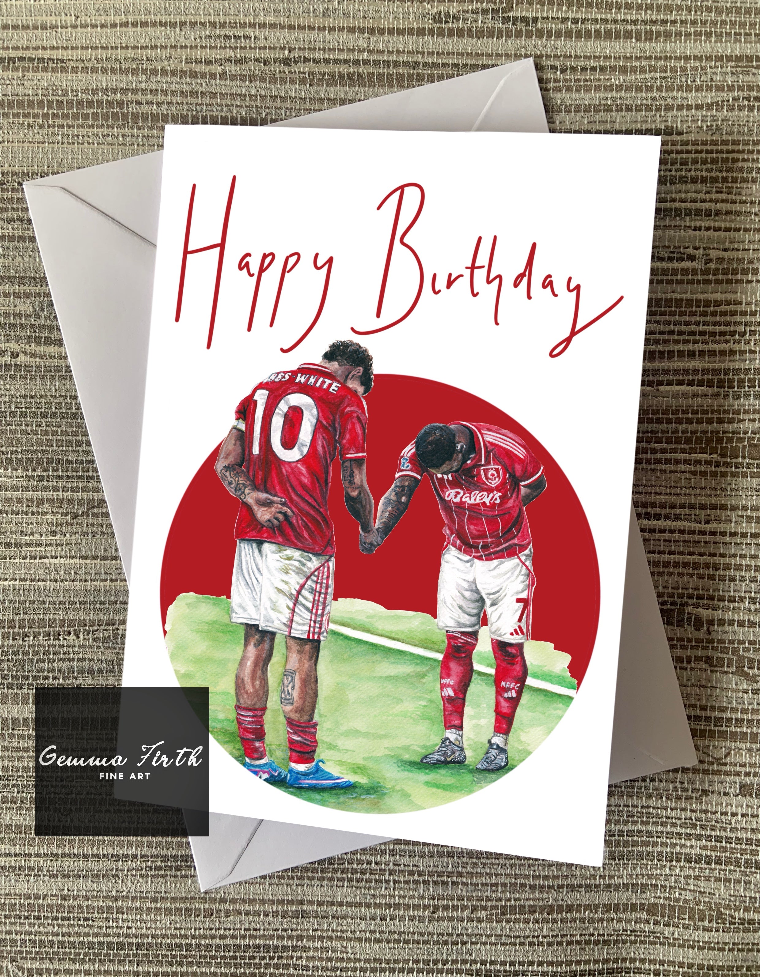 Morgan Gibbs-White and Callum Hudson-Odoi Birthday Card