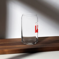 Alexis Mac Allister Can-shaped glass