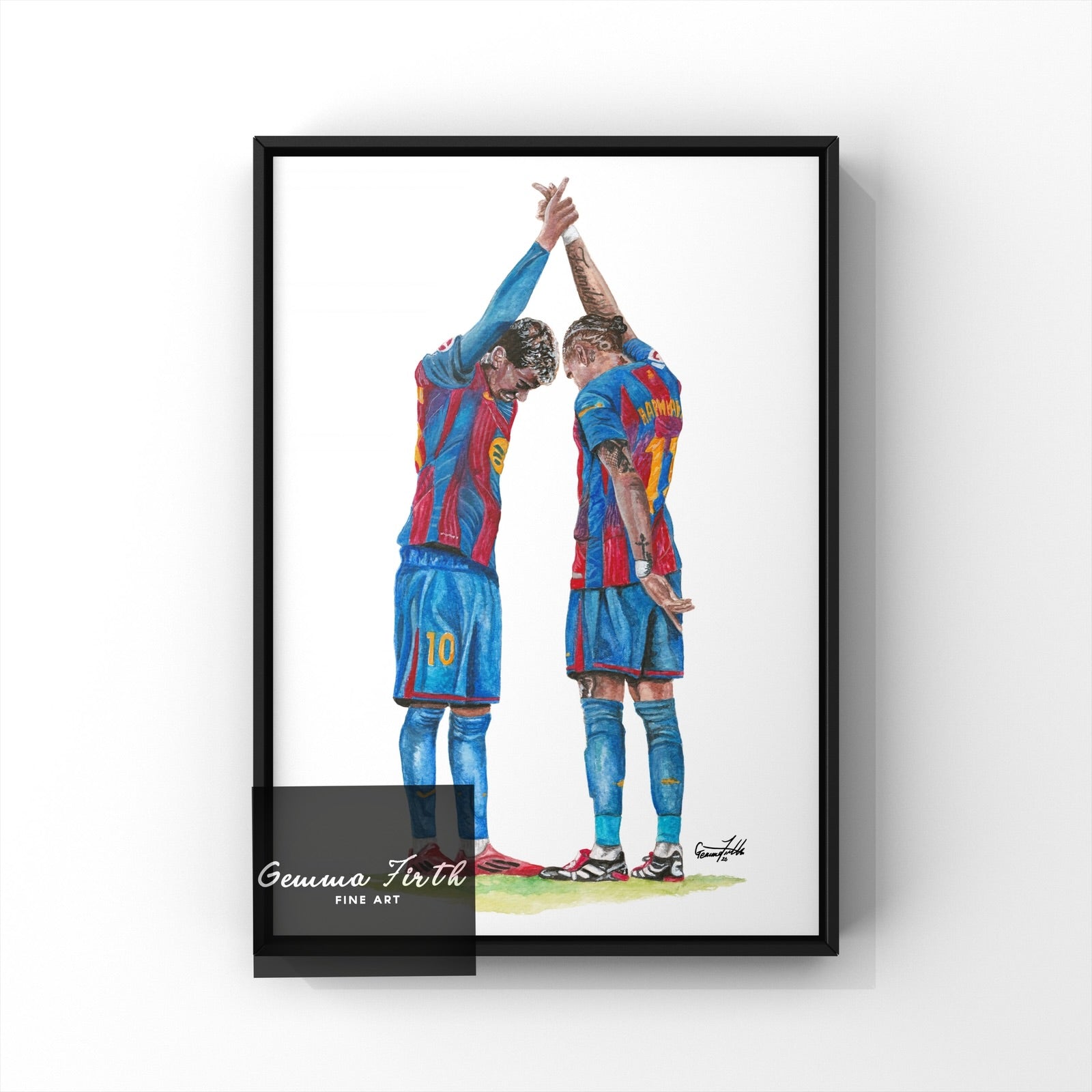 Raphinha and Yamal Poster Print