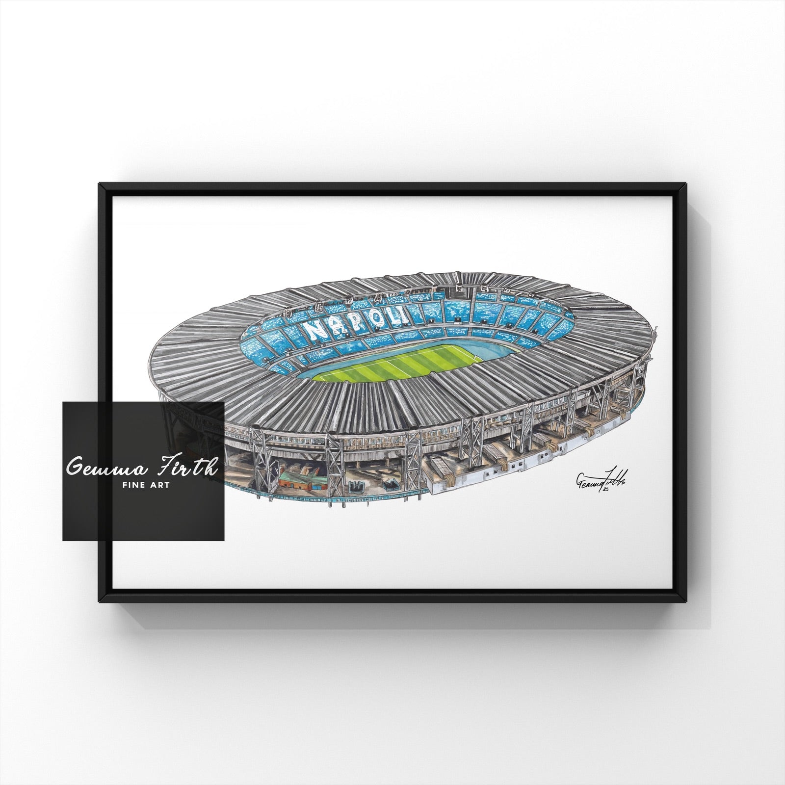 Stadio Diego Armando Maradona Poster Print