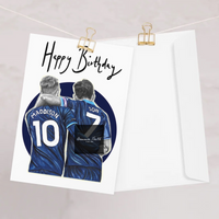 Son and Maddison inspired Drawing Birthday Card A5 Size