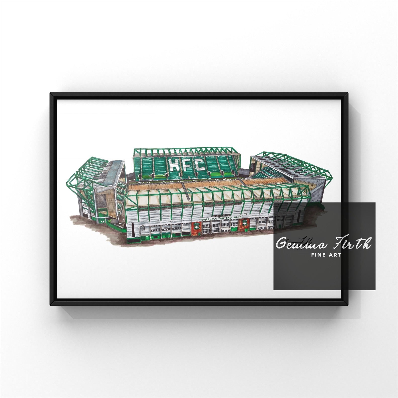 Easter Road Stadium Poster Print