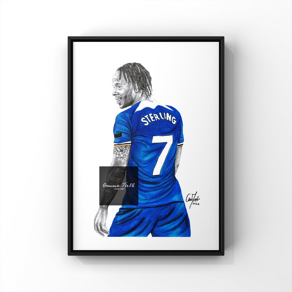 Raheem Sterling Print