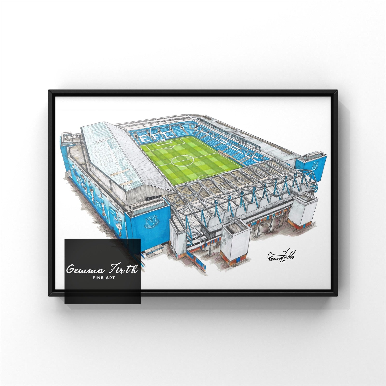 Goodison Park Drawing Print