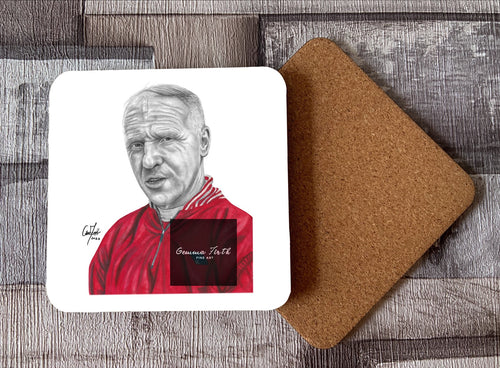 Bill Shankly Drawing Coaster
