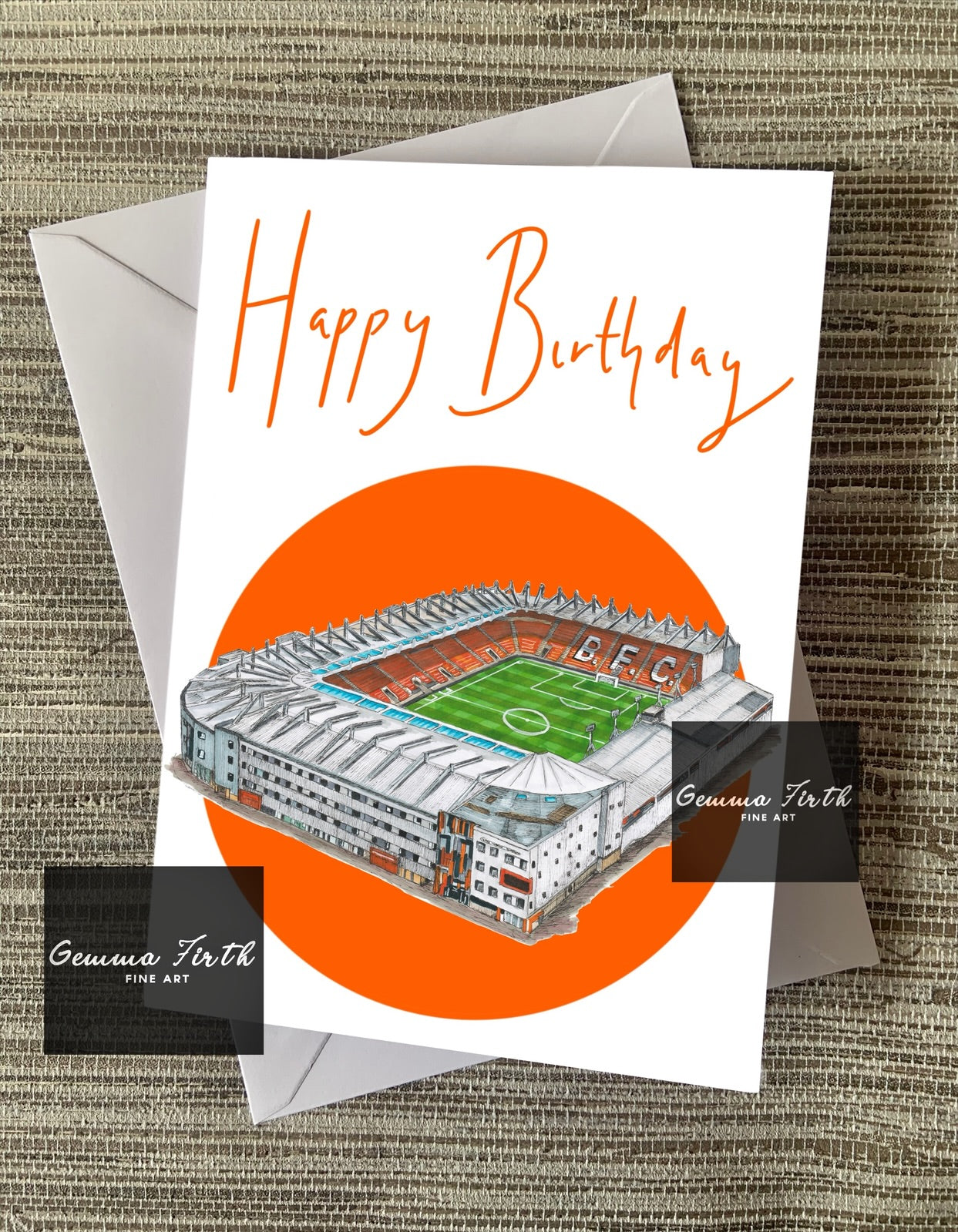 Bloomfield Road Birthday Card