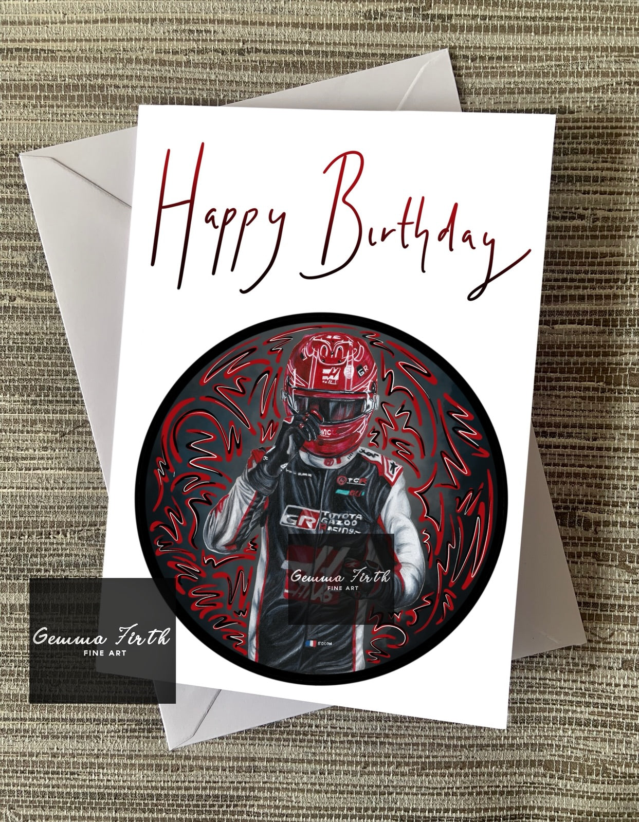 Esteban Ocon Birthday Card