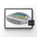 Brighton Amex Stadium drawing Print