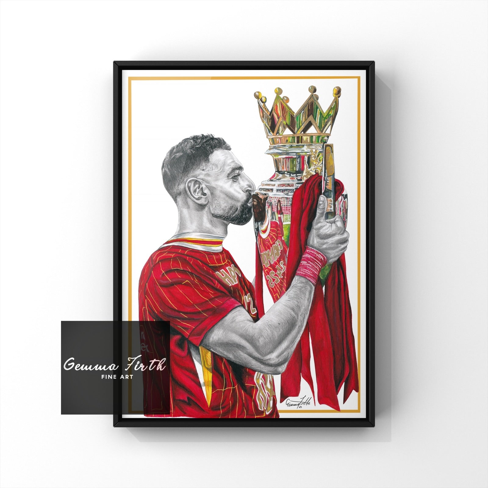 Mo Salah Inspired Pencil Drawing A4 A5 A3 Drawing Liverpool Champions drawing | Football Prints | Birthday Gift | Football Decor |