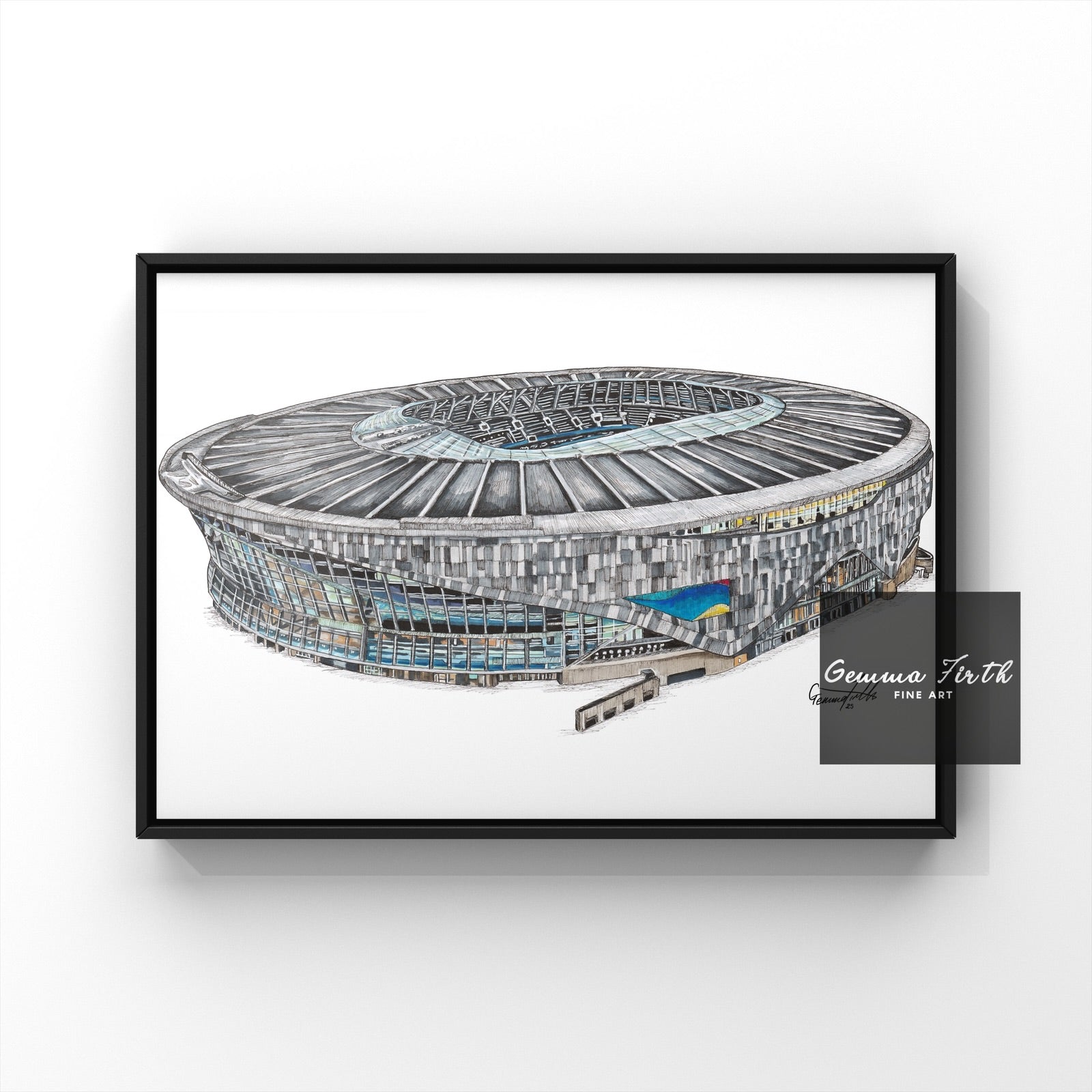 Tottenham Stadium Drawing Print