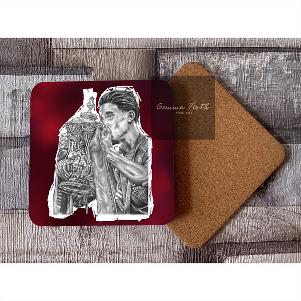 Kostas Tsimikas Drawing Coaster