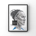 Lucy Bronze Print Pencil Drawing