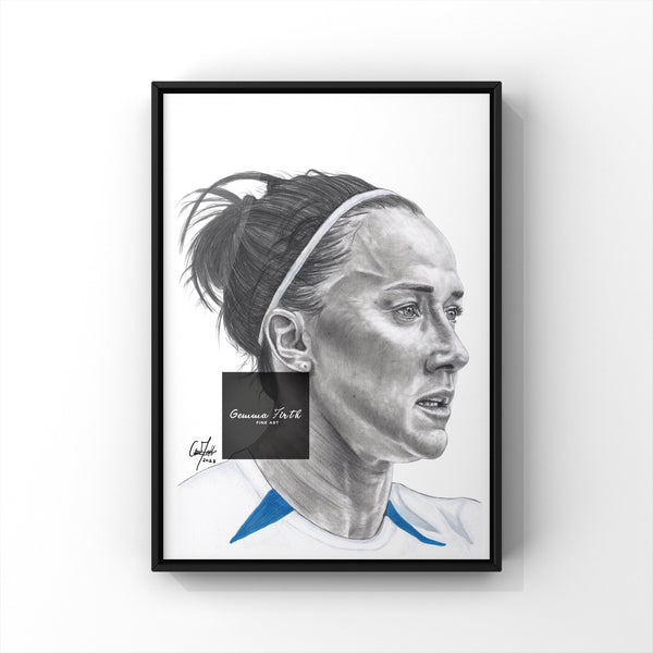 Lucy Bronze Print Pencil Drawing