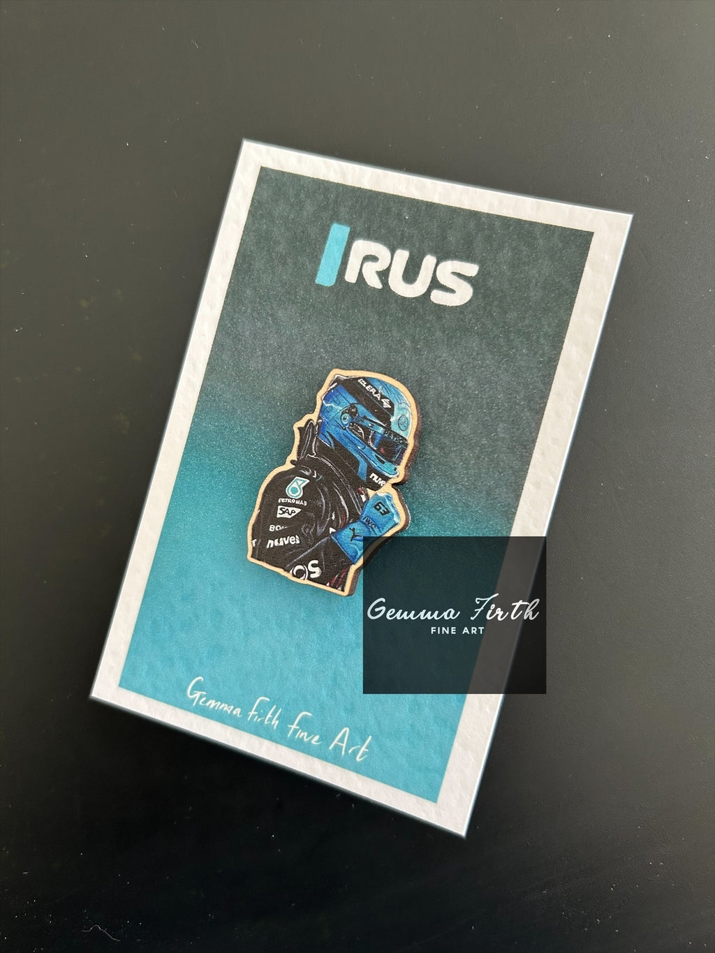 George Russell Pin Badge