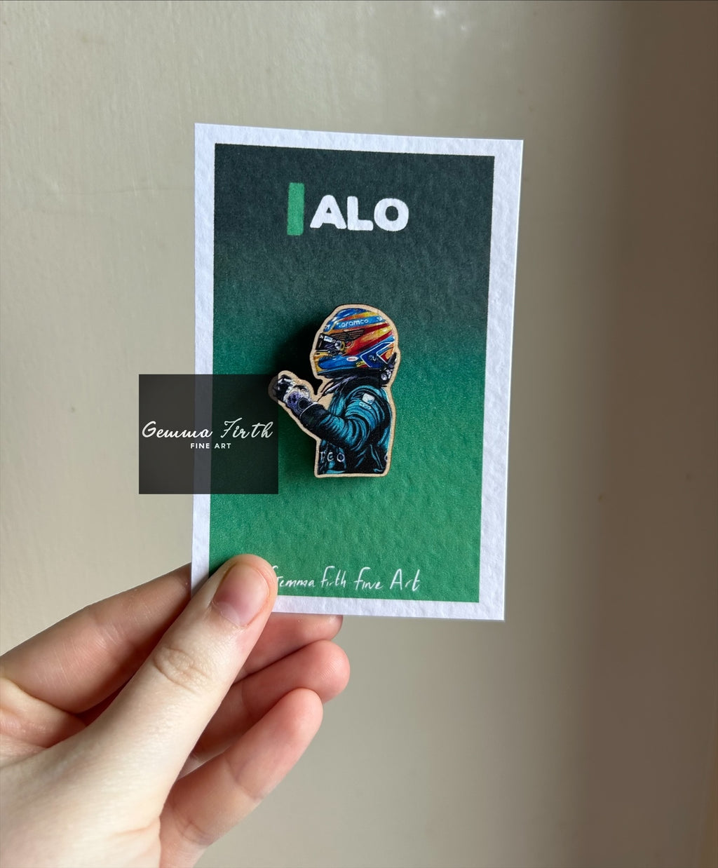 Fernando Alonso Pin Badge