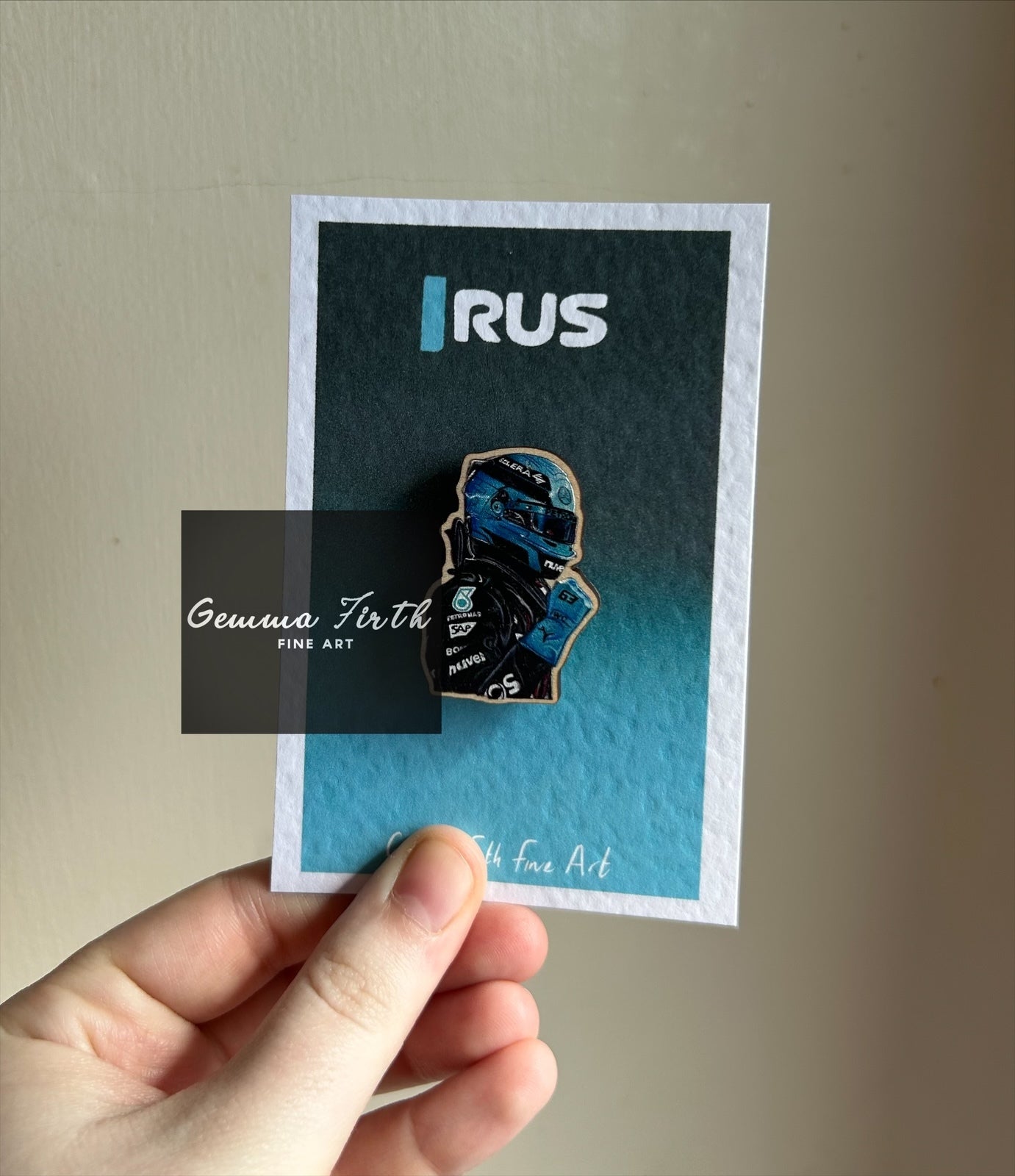 George Russell Pin Badge