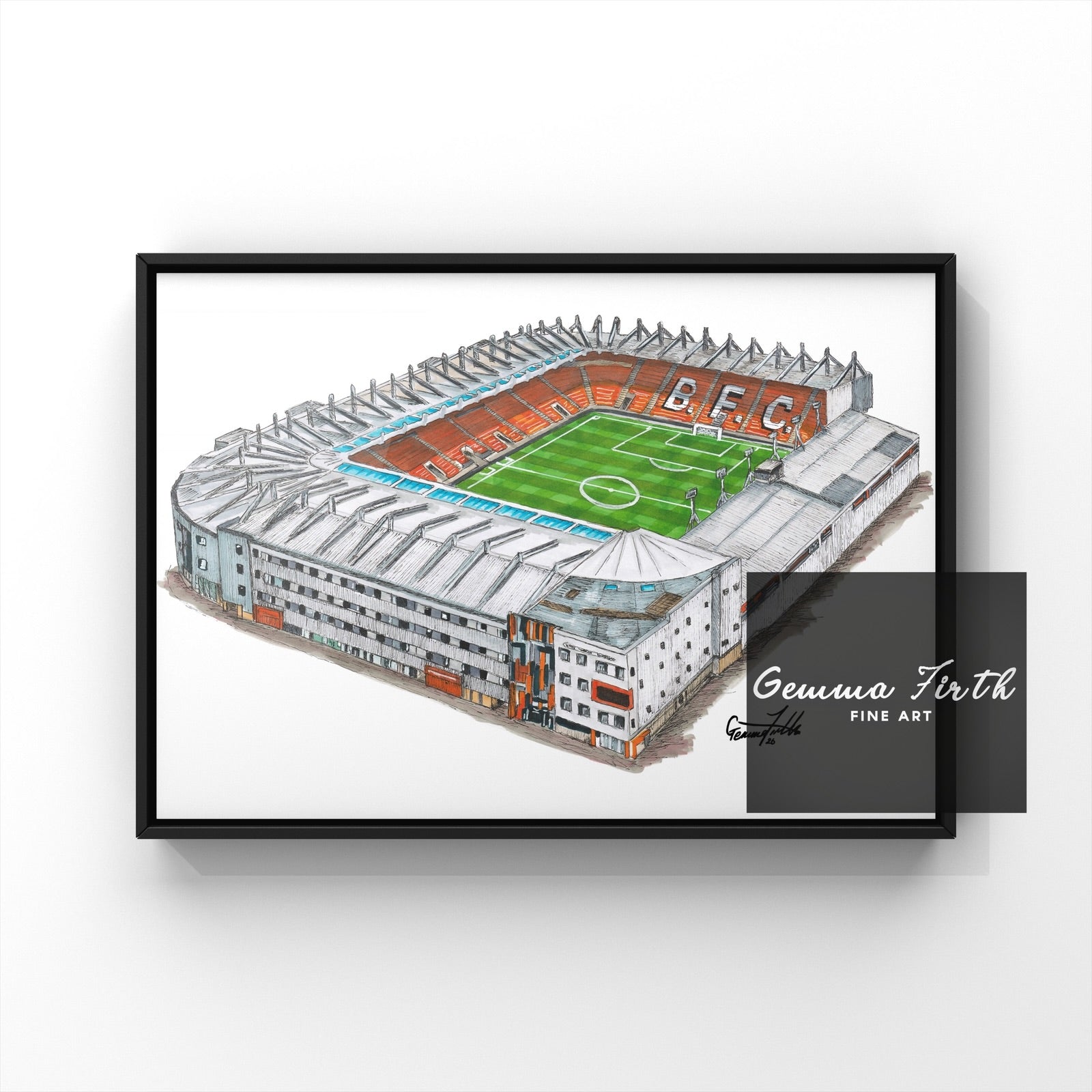 Bloomfield Road Poster Print