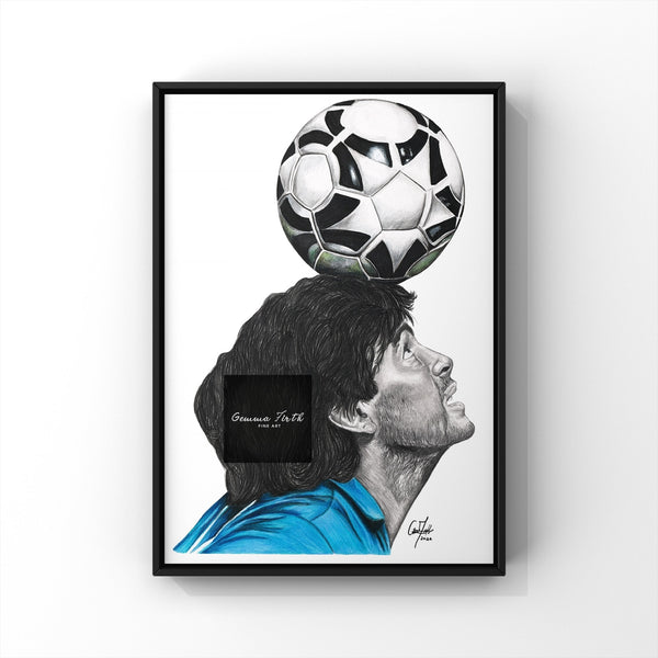 Maradona Drawing Print