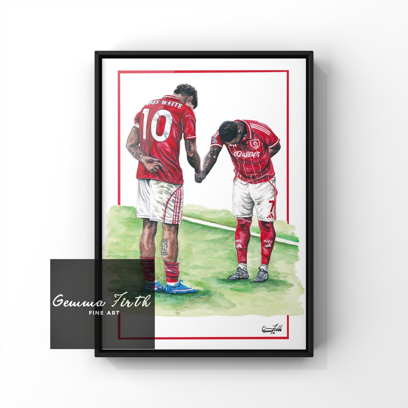Morgan Gibbs-White and Callum Hudson-Odoi Poster Print
