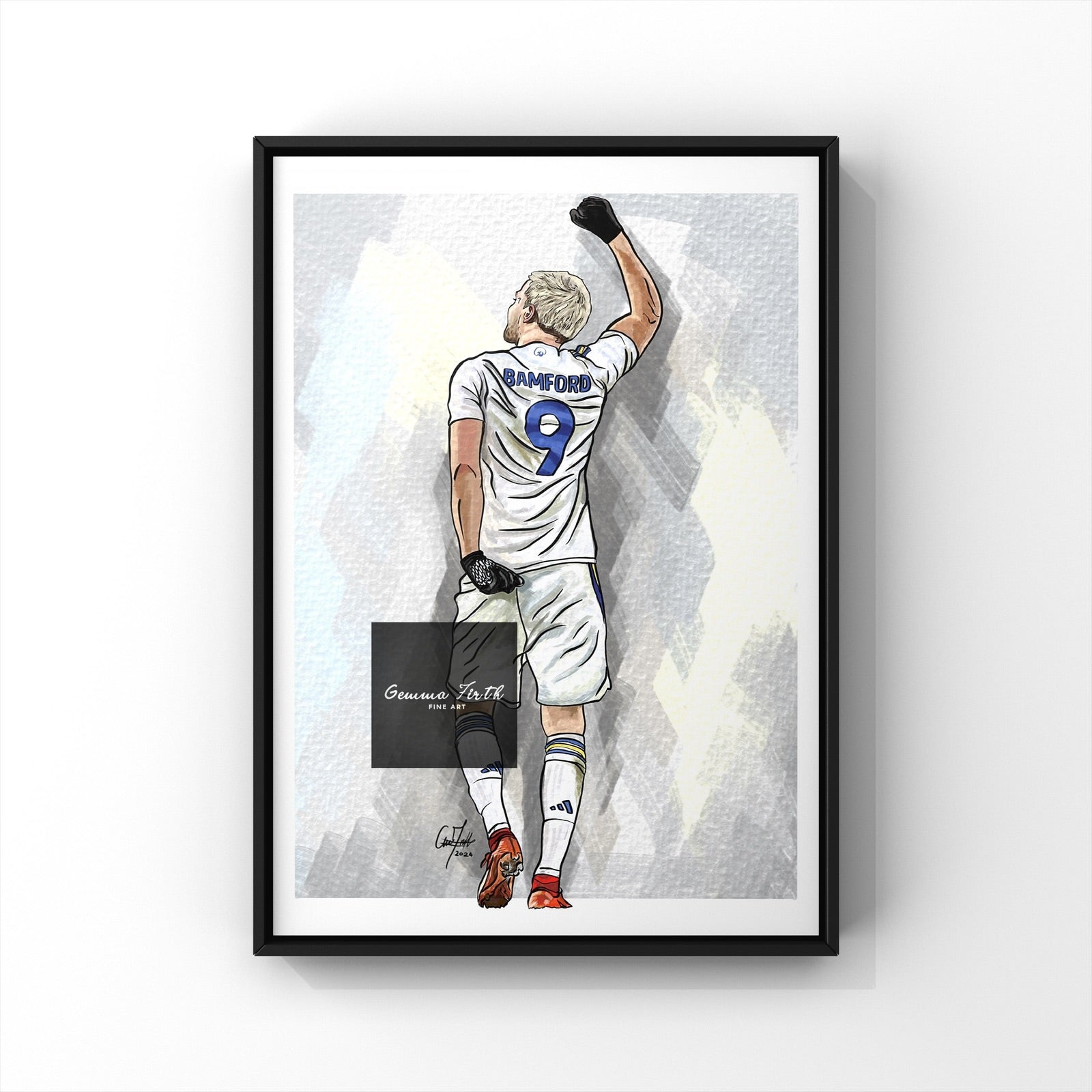 Drawing Of Patrick Bamford Inspired Drawing print