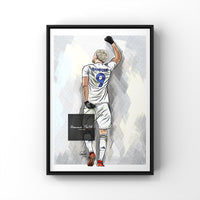 Drawing Of Patrick Bamford Inspired Drawing print