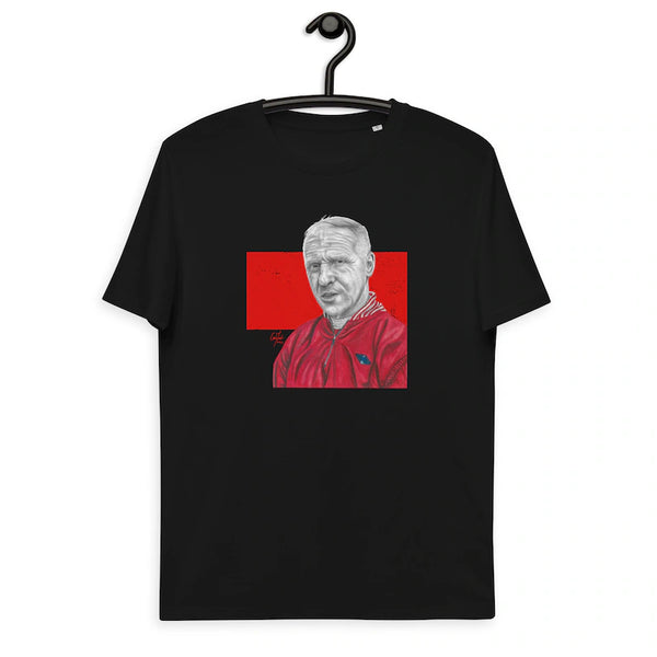 Bill Shankly Drawing Unisex organic cotton T-shirt