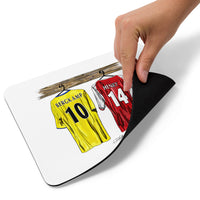 Bergkamp and Henry Inspired Drawing Mouse pad