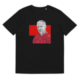 Bill Shankly Drawing Unisex organic cotton T-shirt