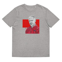 Bill Shankly Drawing Unisex organic cotton T-shirt