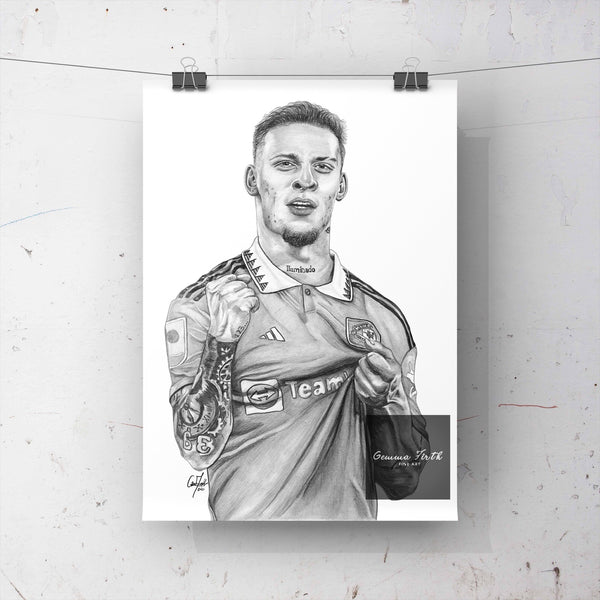 This is a print of one of my original drawings, man Utd player Antony. The prints are A4, A5 and A3 in size and will also be signed by myself. They are extremely easy to frame. Please note the A5 prints have a more emphasised texture due to the choice of paper.  This print would be a fantastic gift for any united fan, suitable for any room.  Man Utd gifts manchester gift ideas Antony print Antony gift idea fans of Antony manunited