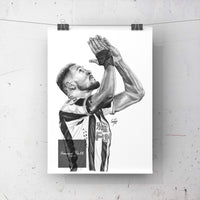 This is a print of one of my original drawings, Newcastle player Joelinton. The prints are A4, A5 and A3 in size and will also be signed by myself. They are extremely easy to frame. Please note the A5 prints have a more emphasised texture due to the choice of paper. Newcastle fan gift. Newcastle print. Joelinton gift idea. Joelinton print. Joelinton drawing. Joelinton pencil drawing. Gifts for Newcastle fan. Gifts for Joelinton fan