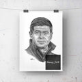 This is a drawing of former Villa and Rangers Manager Steven Gerrard. This is a graphite pencil drawing which has been drawn by GFIRTHFINEART. This poster print is now available in here sizes A3, A4, and A5. This poster print is available on my website now and has no affiliations to any club or sponsor. great for liverpool, villa and rangers fans as a memorabilia piece.